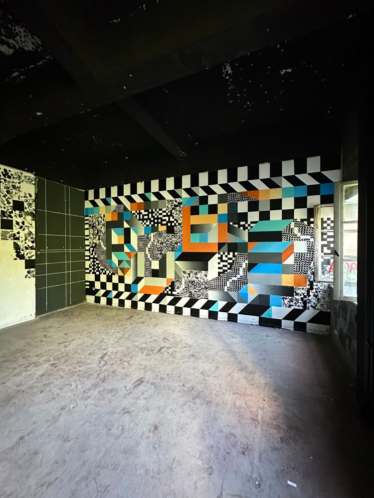 Wandgemälde auf der ibug 2025 in Chemnitz