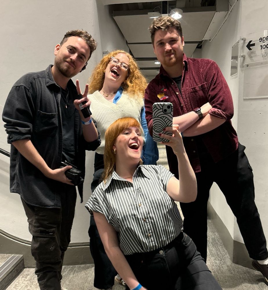 A mirror selfie in front of a very large mirror at the London Palladium