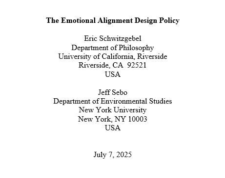 Emotional Alignment Design Policy title page