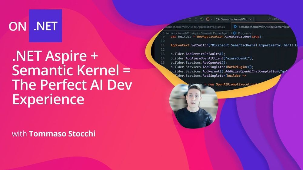 .NET Aspire + Semantic Kernel = The Perfect AI Dev Experience