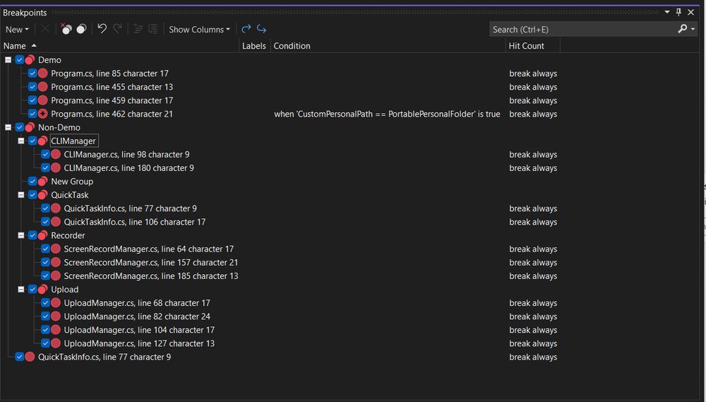 Organize Your Breakpoints like a pro - Visual Studio Blog