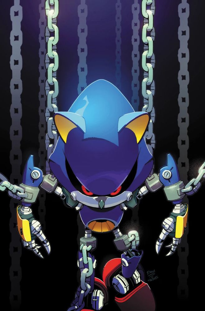 Original IDW Metal Sonic issue cover