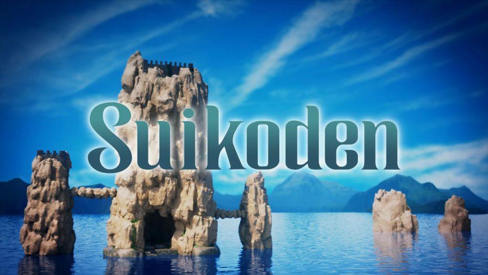 Suikoden title from game intro