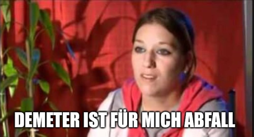 Nadine von Frauentausch sagt "Demeter ist für mich Abfall"