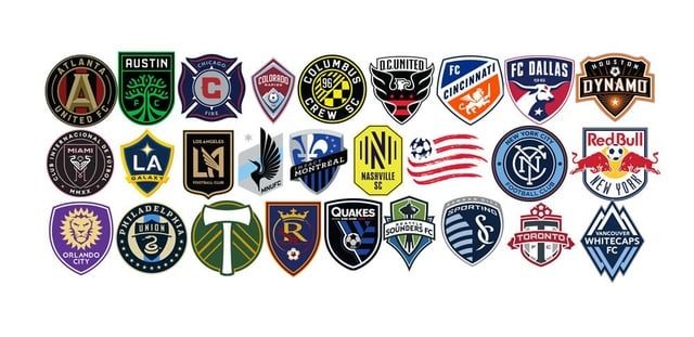 Wappen der MLS Clubs