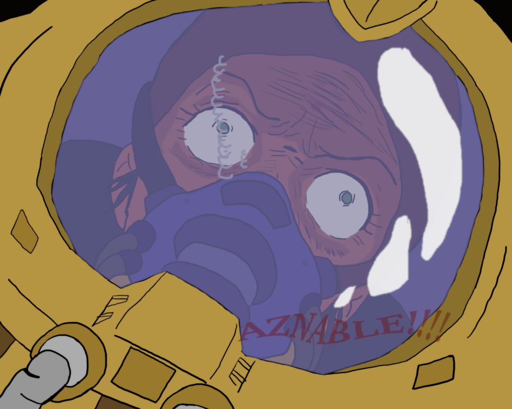 Same image, but with a slight adjustment in waves, and the word "AZNABLE!!!!" added