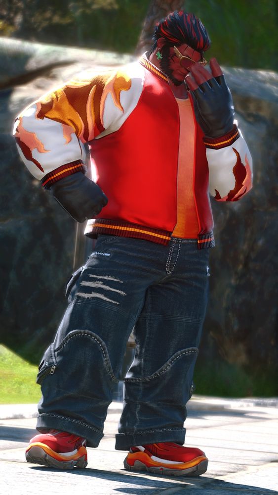 Thoryn showing off a more modern, casual glamour