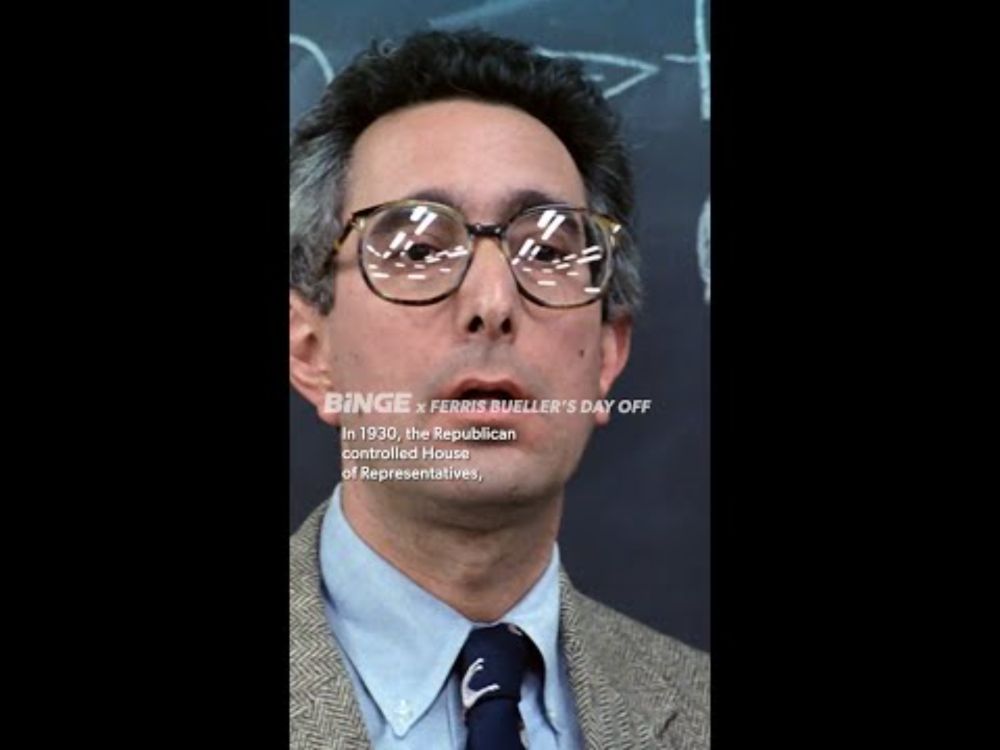 Teacher explains why tariffs are bad | Ferris Bueller's Day Off | BINGE