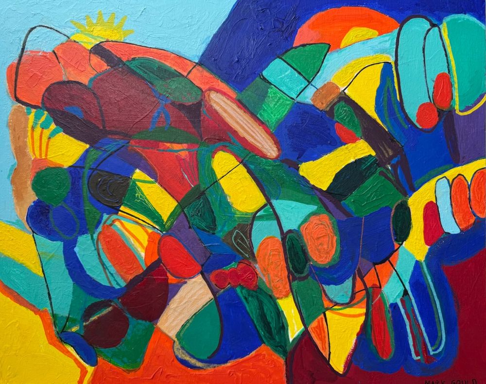 Just finished in the art studio today - Improvisation 2401

#abstraction 

“Color is the keyboard, the eyes are the harmonies, the soul is the piano with many strings. The artist is the hand that plays, touching one key or another, to cause vibrations in the soul.”

– Wassily Kandinsky