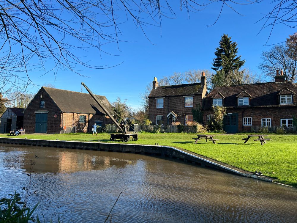 River Wey at Dapdune Wharf, Guildford 