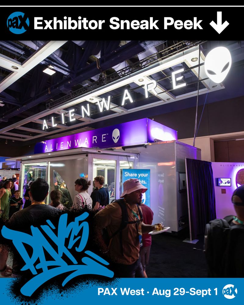 Exhibitor Sneak Peek: Alienware. Aug 29 - Sept 1, 2025; west.paxsite.com