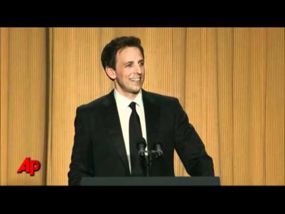 Meyers Fires at Trump at Correspondents' Dinner