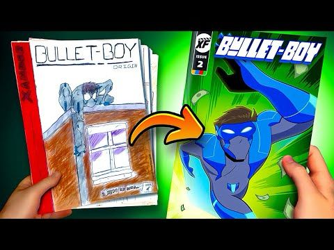 I Made a SEQUEL to My Childhood Superhero Comic