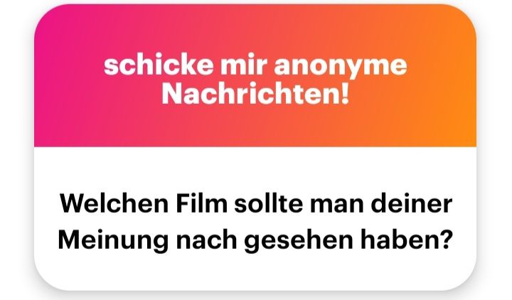 NGL-Kachel mit dem Inhalt:
Welchen Film sollte man deiner Meinung nach gesehen haben?