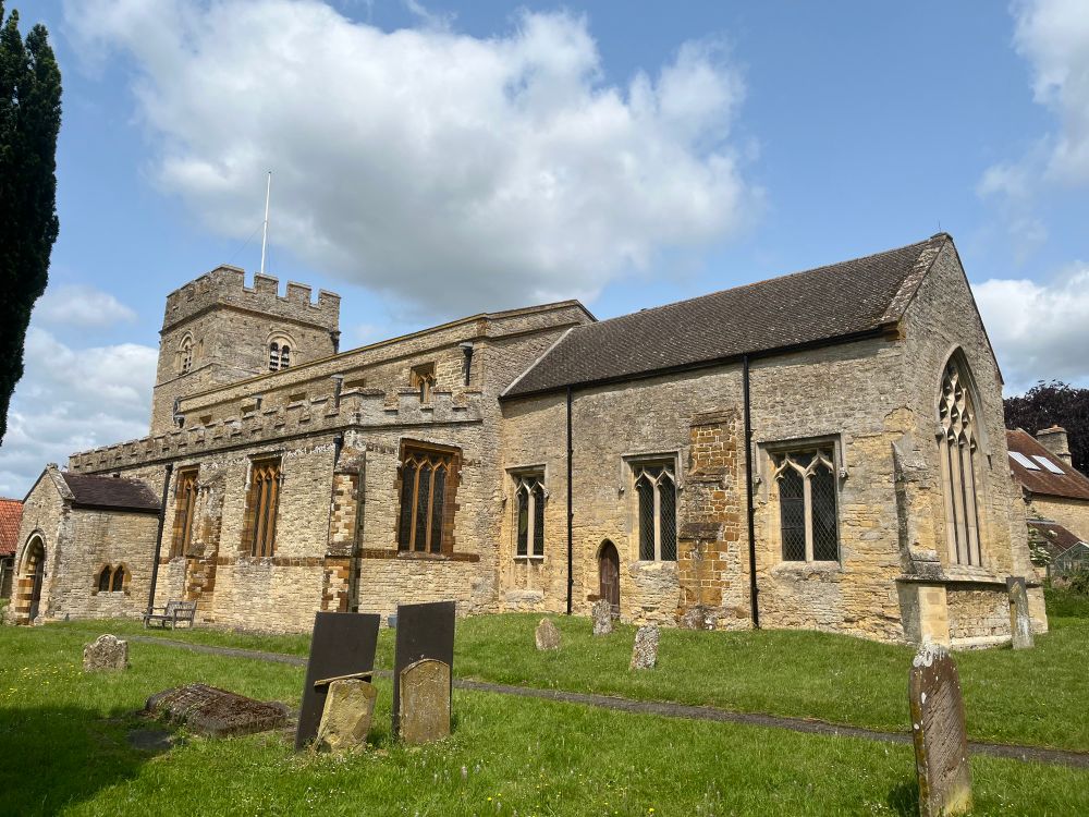 The church in Yardley Hastings