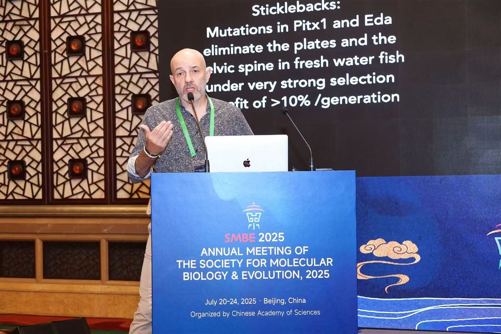 Prof. Dmitri Petrov delivering his talk.