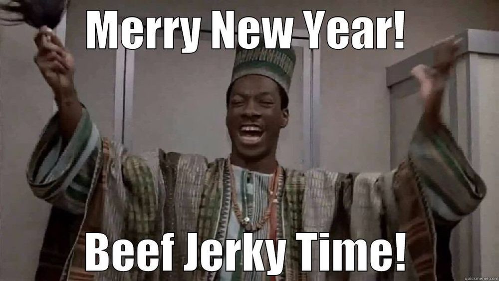 Eddie Murphy from Trading Places saying Merry New Year