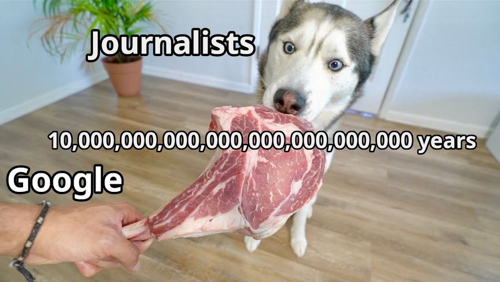 Google vs journalists meme