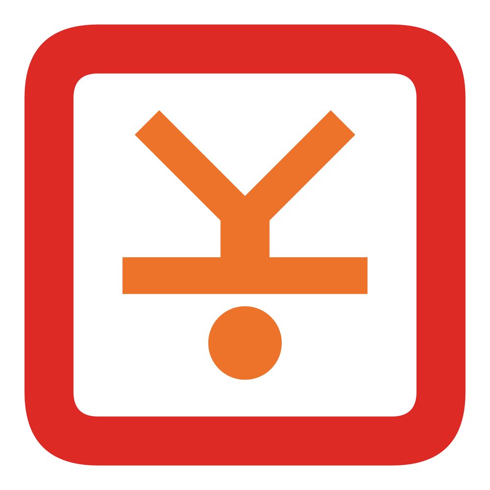 Sign combining elements of Ron Cobb's Semiotic Standard for the movie Alien (1979): Radiological Artificial Gravity Absent  (stick figure upside down with limbs extended)