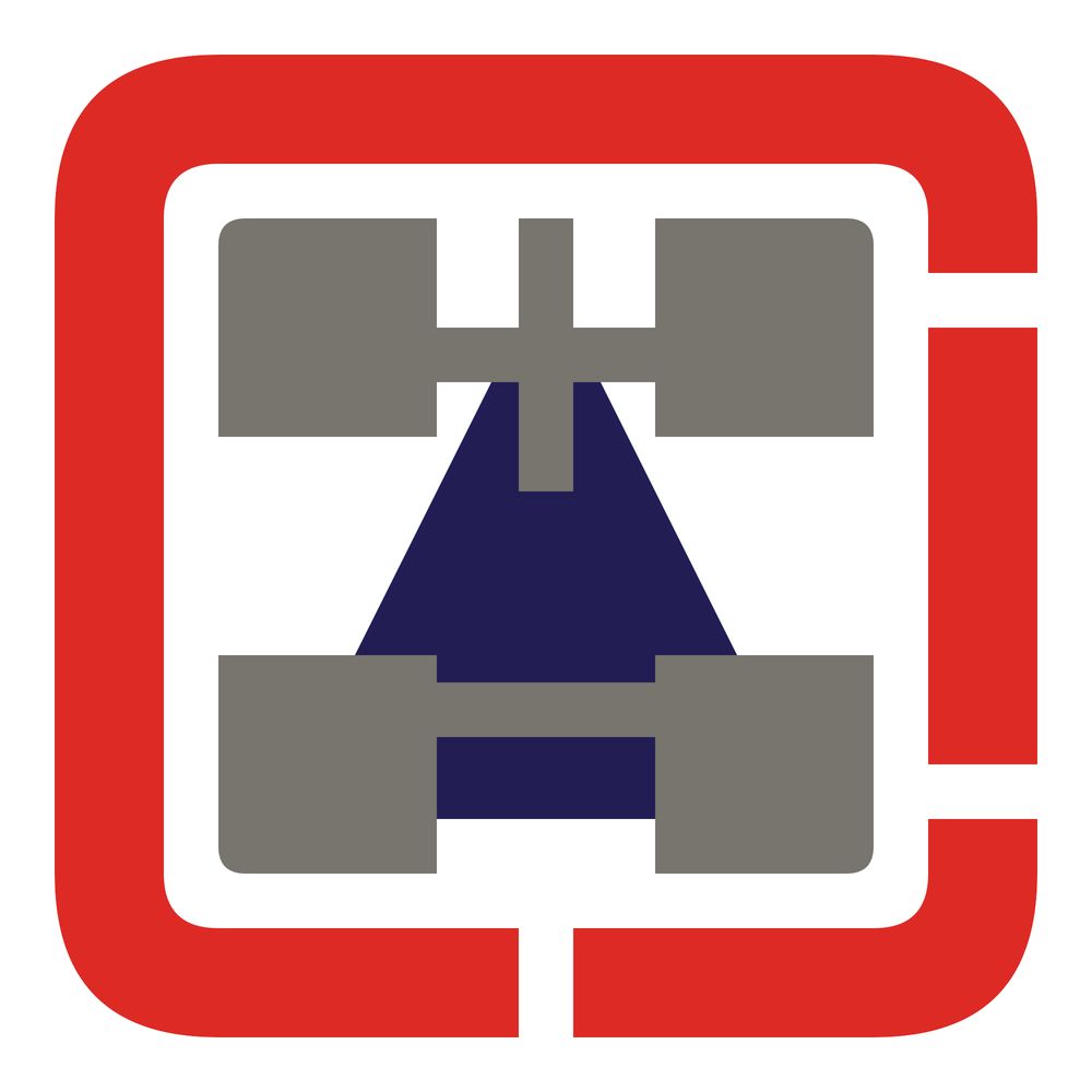 Sign combining elements of Ron Cobb's Semiotic Standard for the movie Alien (1979): Cryogenic Medical Astronic System  (triangle;cross;plus sign;minus sign)