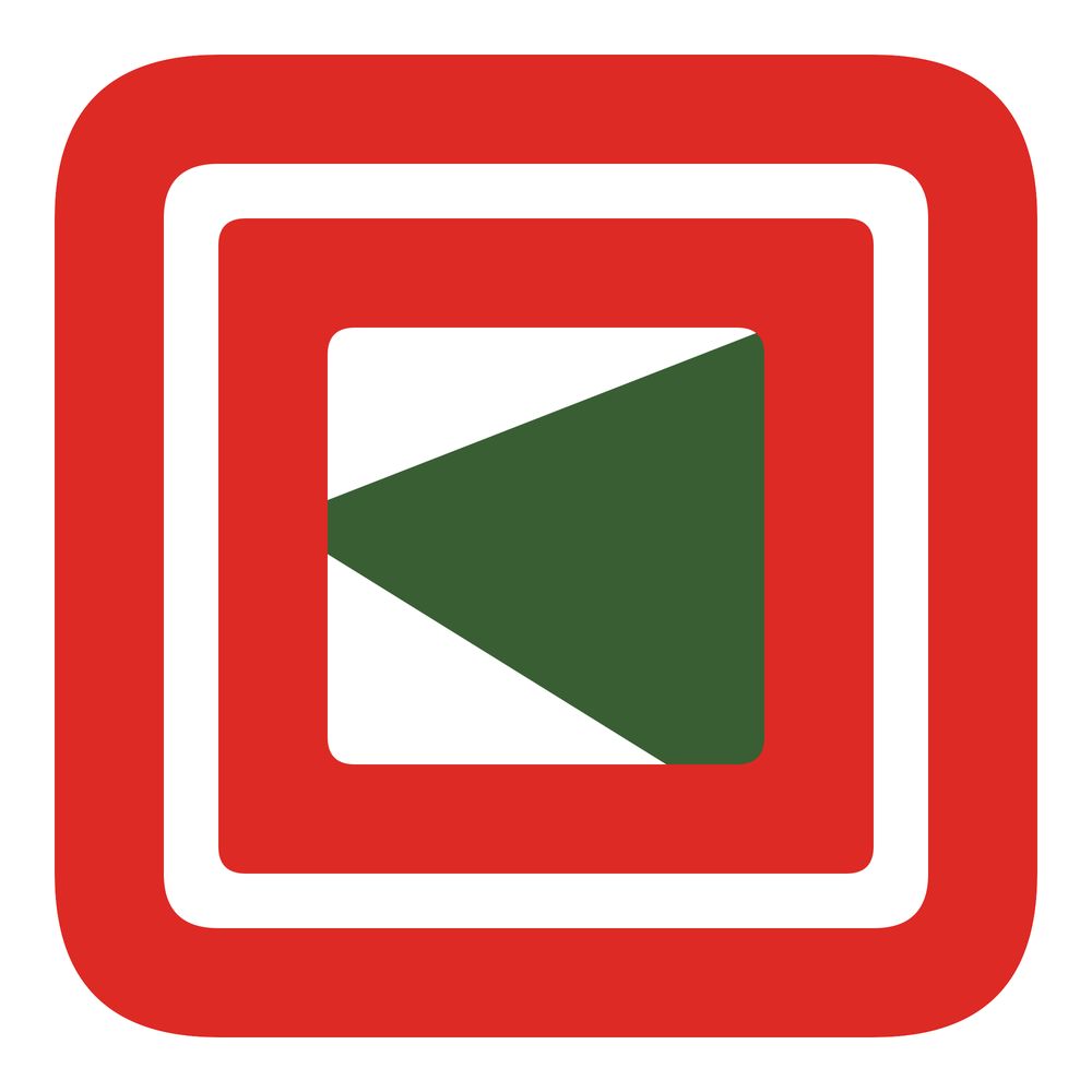 Sign combining elements of Ron Cobb's Semiotic Standard for the movie Alien (1979): Organic Storage  (triangle;quadratic outline)