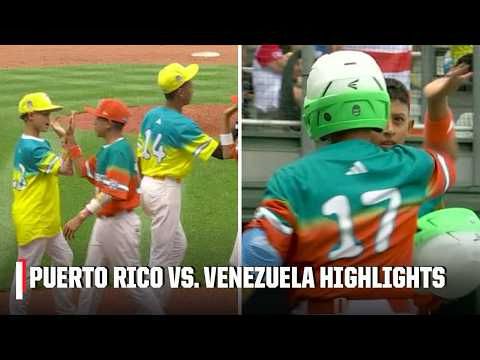 DOMINANCE 🔥 Puerto Rico vs. Venezuela | Full Game Highlights | Little League Baseball World Series