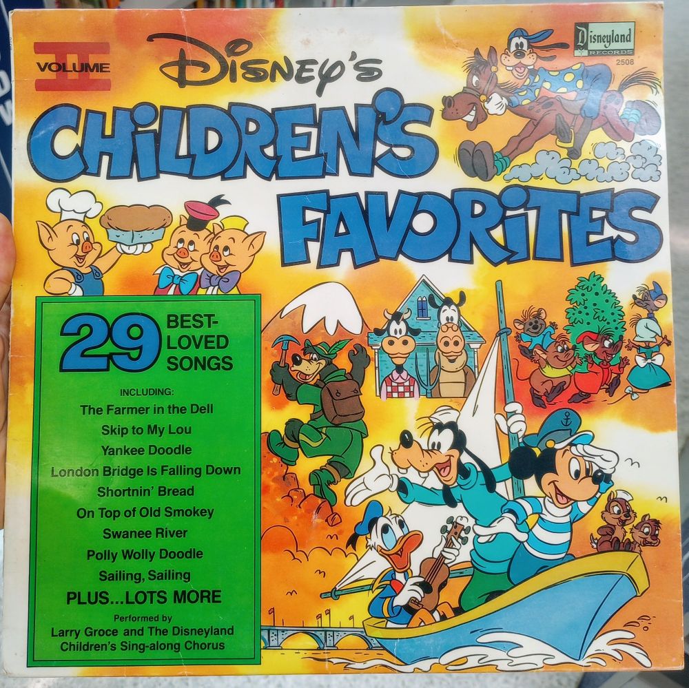 Disney's children's favorites album cover. 29 