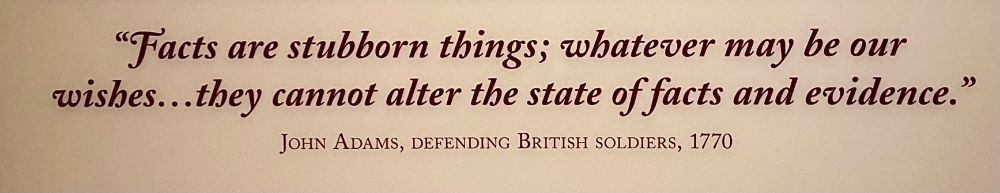 Facts are stubborn things.