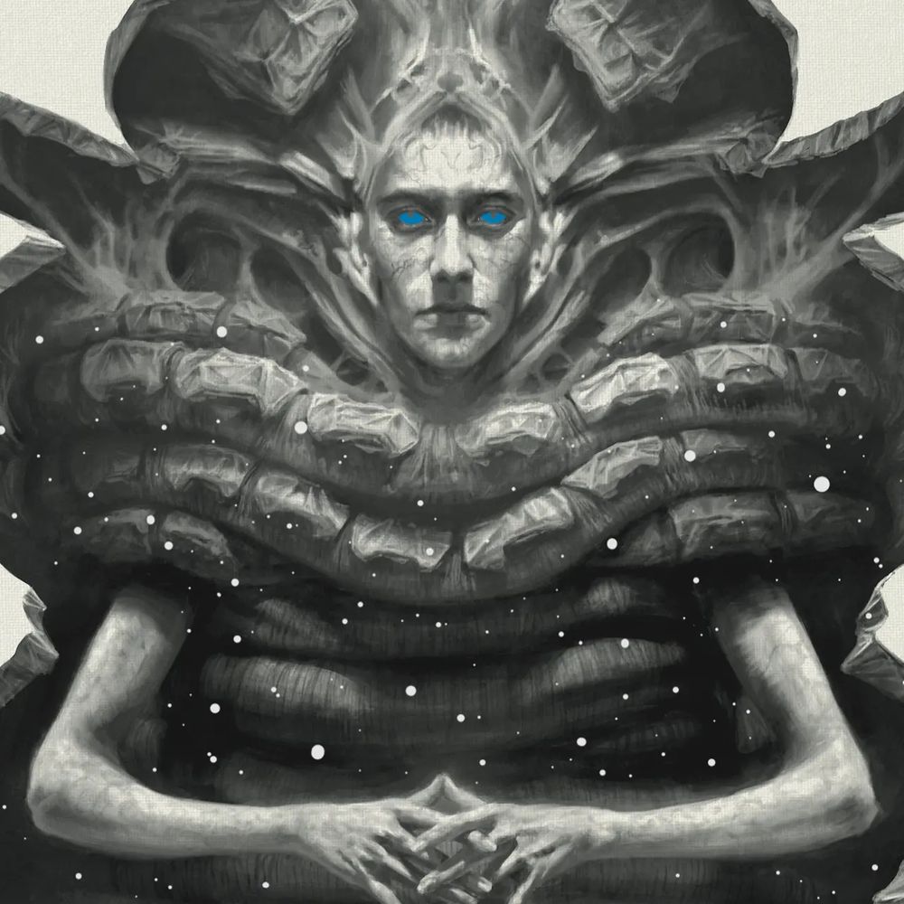 Illustration of God Emperor Leto II Atreides from Folio Society’s upcoming God Emperor of Dune release. 