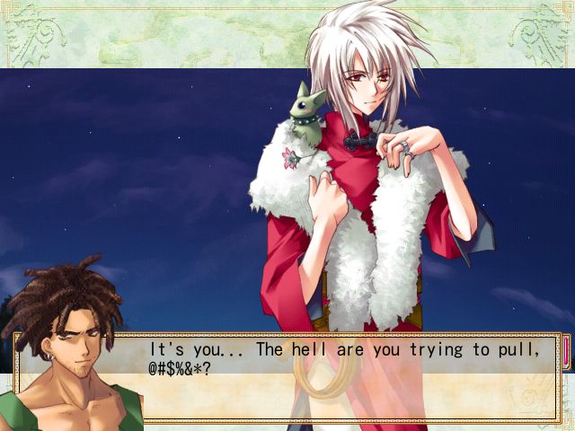 Axe: "It's you... The hell are you trying to pull, [censored profanity]?"