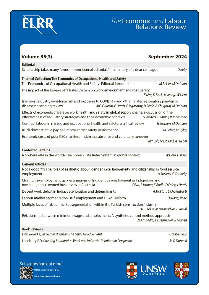 ELRR 35(3) table of contents