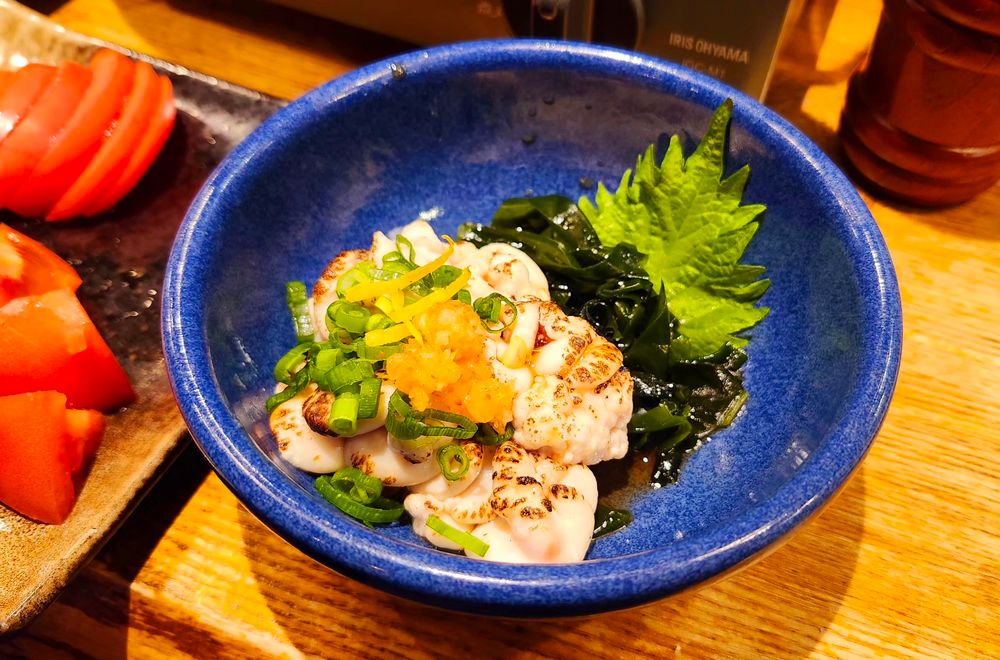 炙り白子。はちゃめちゃに美味すぎる。