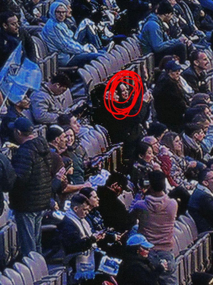 Crowd in the stands at the 2025 Whitecaps conference final watch party at BC Place 