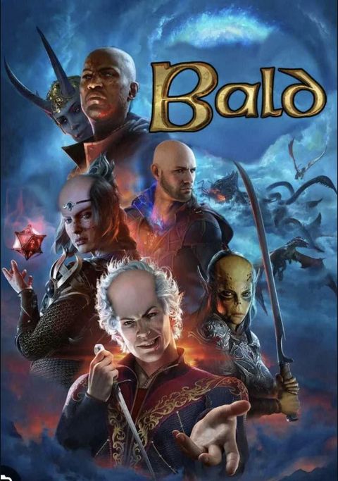 It's Baldur's Gate 3 but the character are bald.