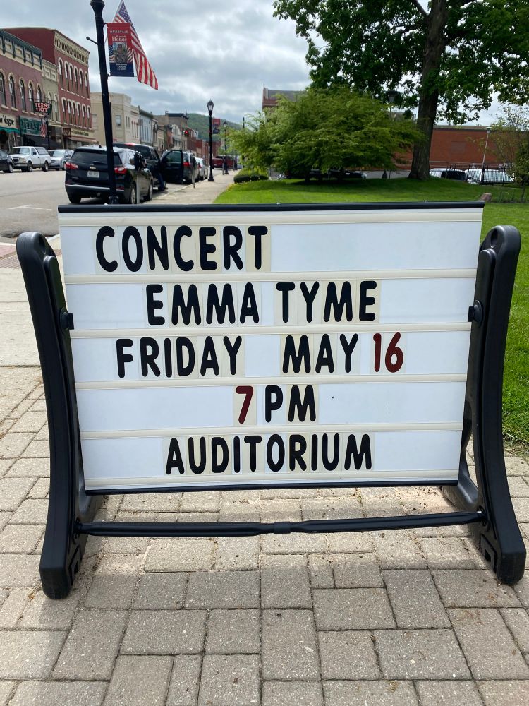 Concert: Emma Tyme, Friday, May 16 at 7pm