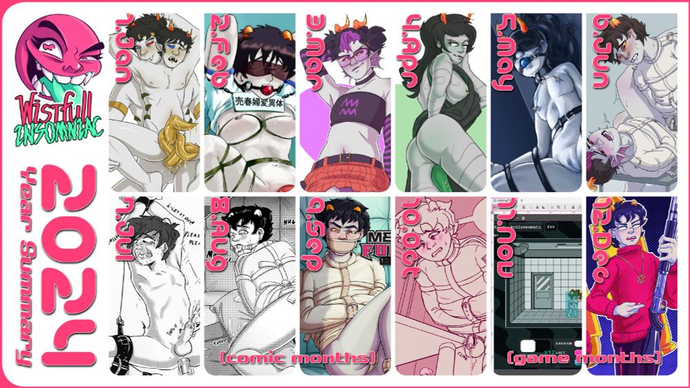 A panel of 12 of my pieces from 2024