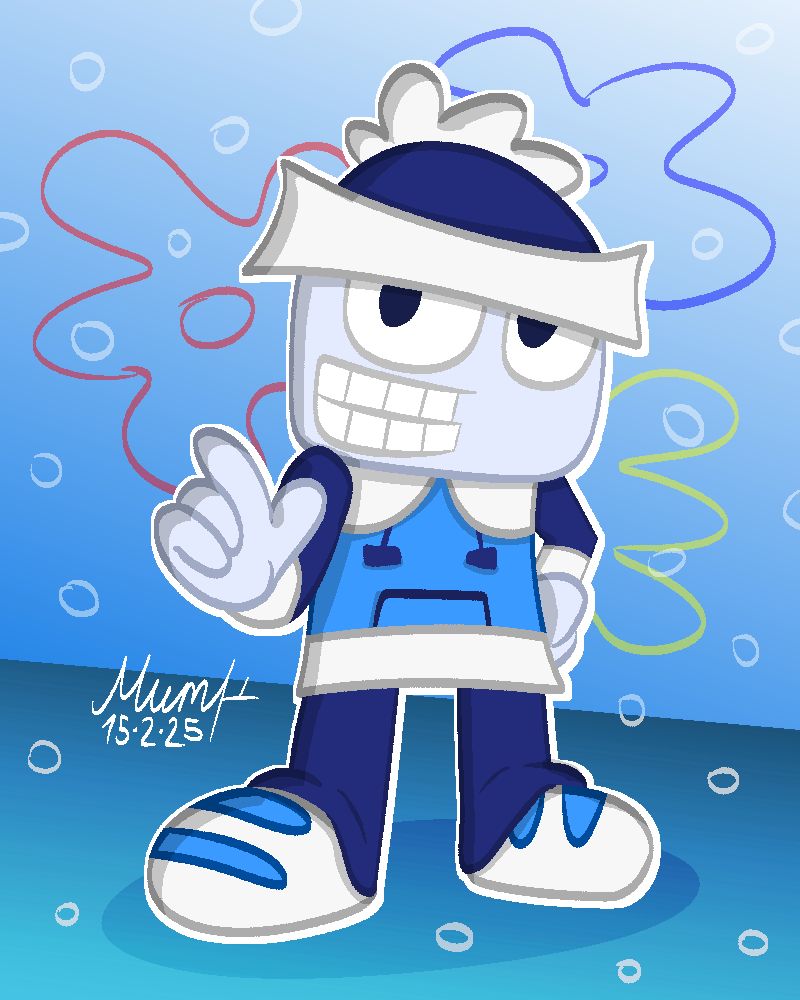 Parum (courtesy of Parum33) on a SpongeBob-esque background.