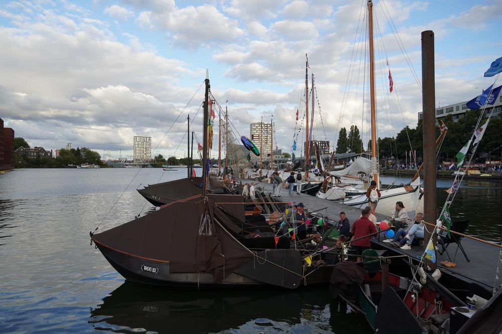 Maritime scene from SAIL Amsterdam 2025 festival showing ships and festival atmosphere (DSC04037.JPG)