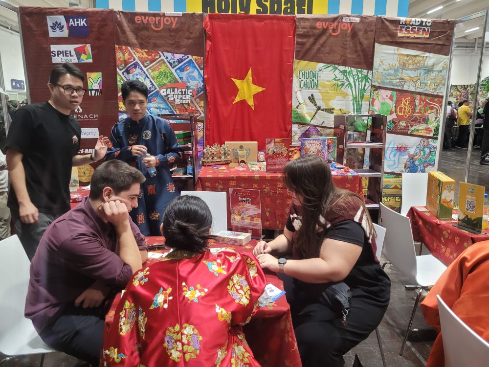 Vietnam booth at spiel