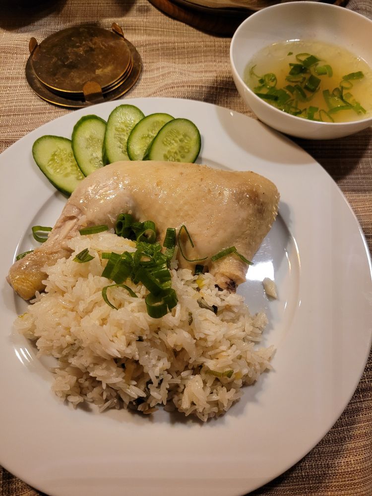 Hainanese chicken rice