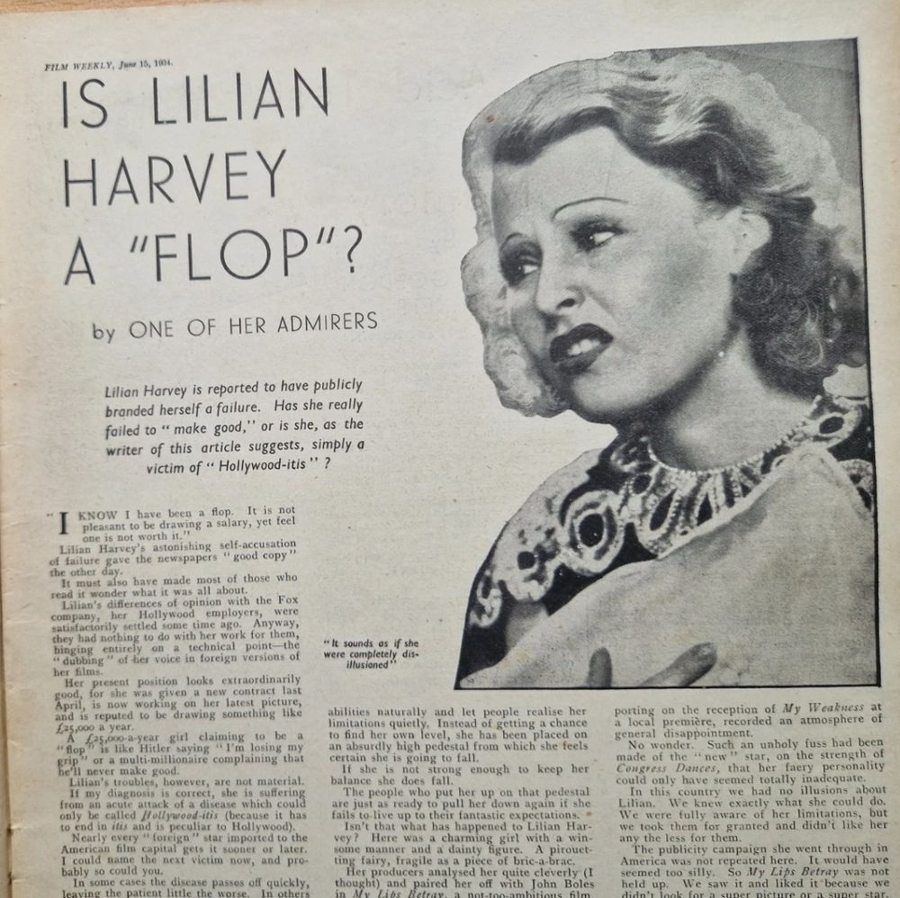 Is Lilian Harvey a flop???