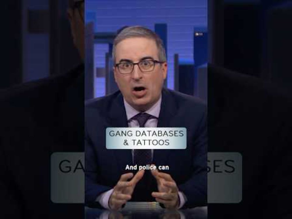 Gang Databases & Tattoos #lastweektonight