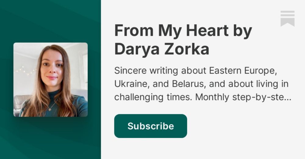 From My Heart by Darya Zorka | Substack