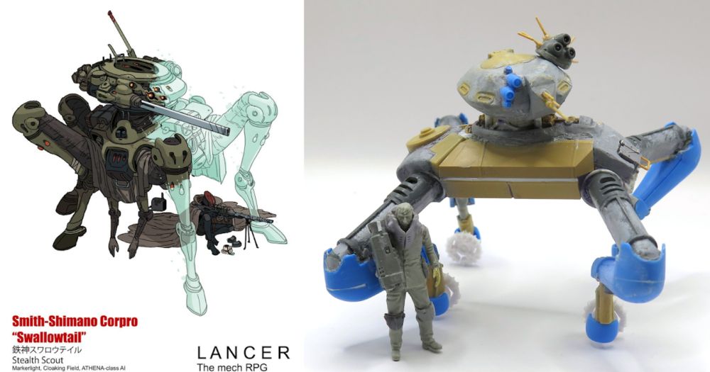 Lancer: 1:35 Swallowtail Scratchbuild