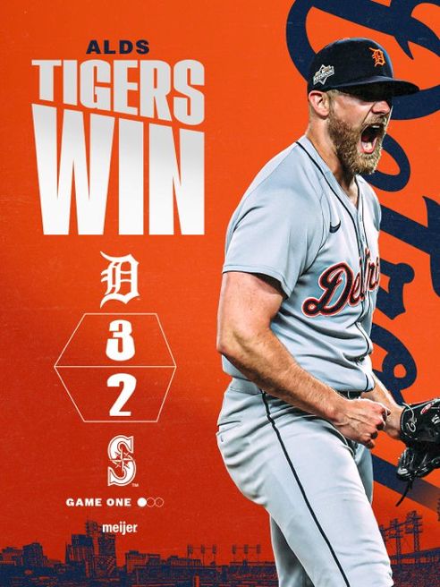 Tigers get the win over Mariners.