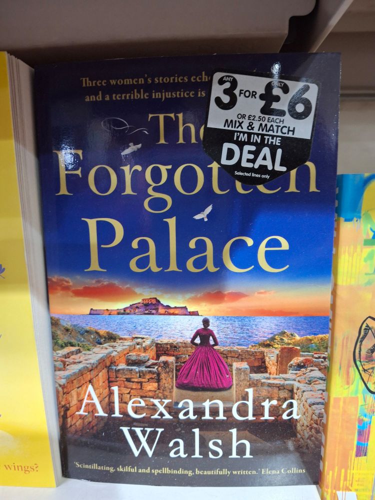 Blue cover for The Forgotten Palace