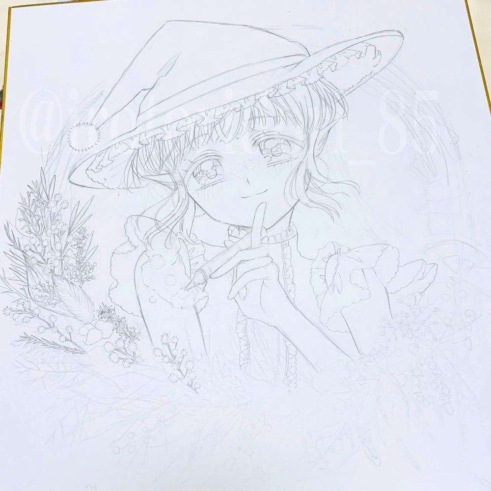 ミモザの魔女。
ミモザの花言葉:感謝、優雅、友情、感受性、思いやり、秘密の恋。

3月8日はミモザの日。個人的メモです！