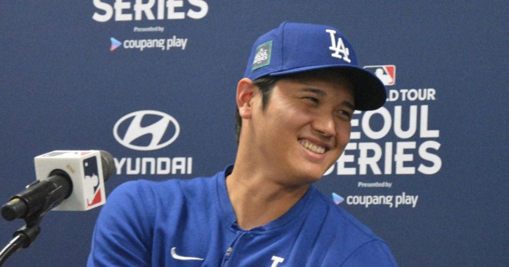 大谷翔平「早く結果出したい」　ドジャース、韓国で20日開幕戦