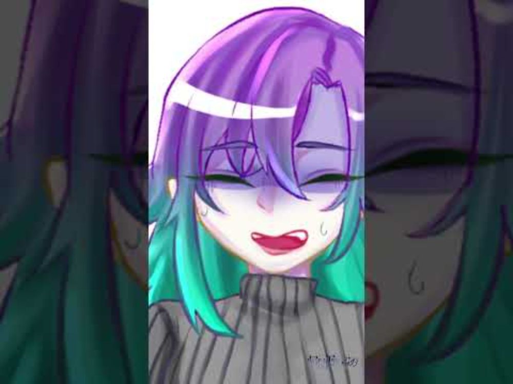 キャラデザ+メイキング【クトゥルフ神話TRPG探索者】 #shorts #vtuber #蛇使座アスカ #イラストメイキング #coc