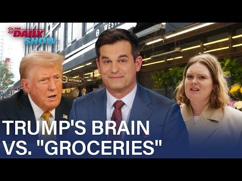 Trump's Big, Beautiful Brain Takes on the Word "Groceries" | The Daily Show